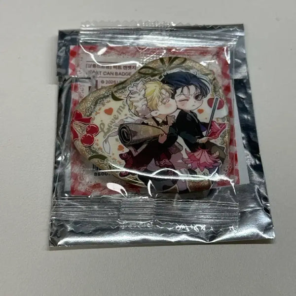 [BUNJANG] Rebom Romantic Apocalypse Heart Can Badge / 레봄 낭만묵시록 낭묵 하트캔뱃지 살롱드르봉