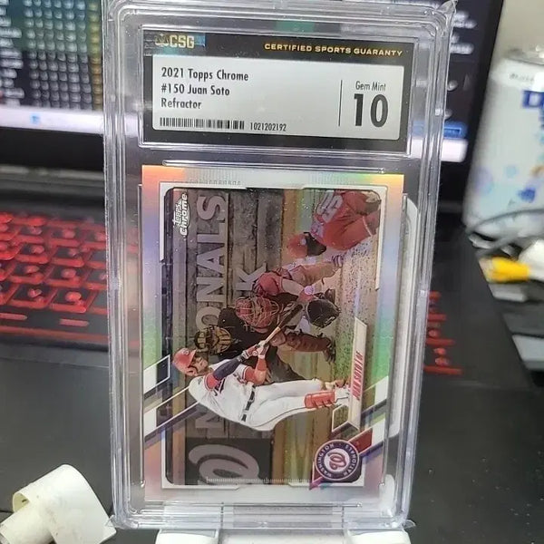 [BUNJANG] 2021 Topps Chrome Juan Soto Refractor CSG 10 / 2021 탑스 크롬 후안 소토 레프랙터 10 등급
