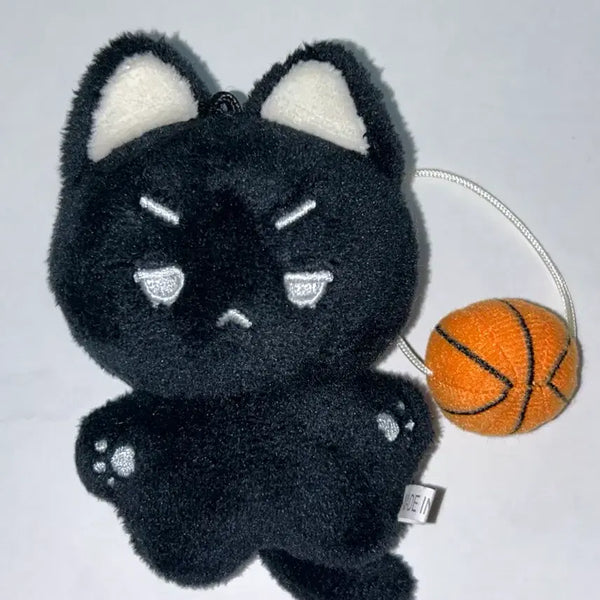 [BUNJANG] Slam Dunk Seotaeung "Ungnyangi" Plush Toy / 북산애니멀즈 서태웅 웅냥이 슬램덩크 +입양증, 스티커