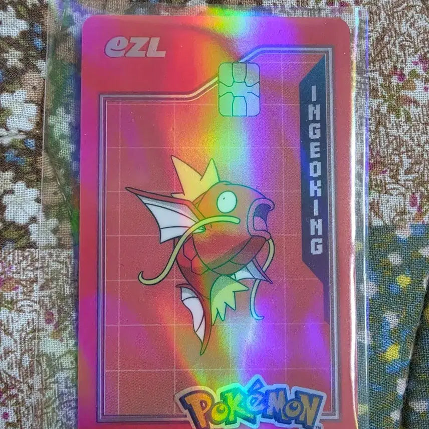 [BUNJANG] Pokemon 30th Anniversary Magikarp EZL Transit Card / 포켓몬 30주년 이즐 잉어킹 EZL 교통카드