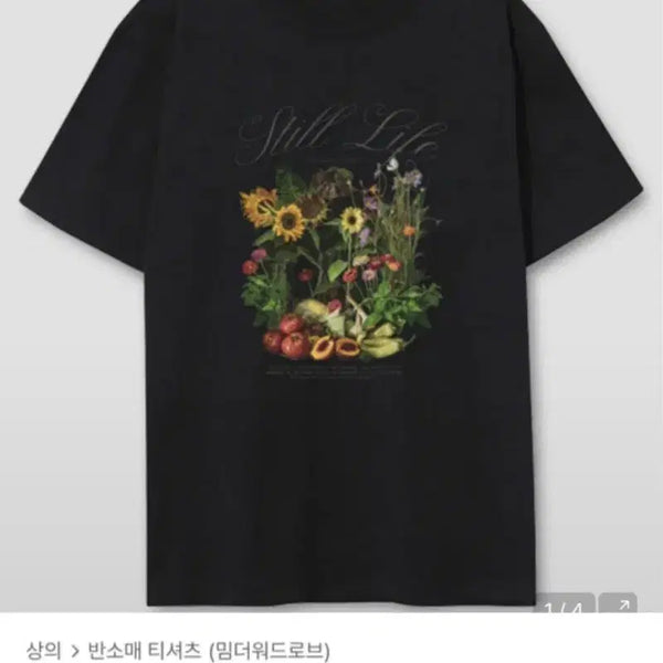 [BUNJANG] Mim the Wardrobe Short Sleeve T-Shirt Black / 밈더워드로브 반팔