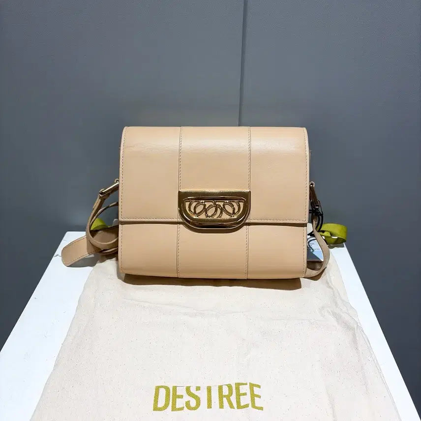 [BUNJANG] DESTREE Simone Shoulder Cross Bag Beige / (정품/새상품) DESTREE 데스트리 여성 베이지 시몬 숄더 크로스백
