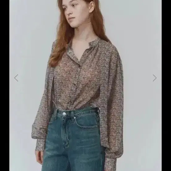 [BUNJANG] Lea Shirring Scarf Blouse / 새상품)Lea 르에 스카프 셔링 블라우스(정가17만)