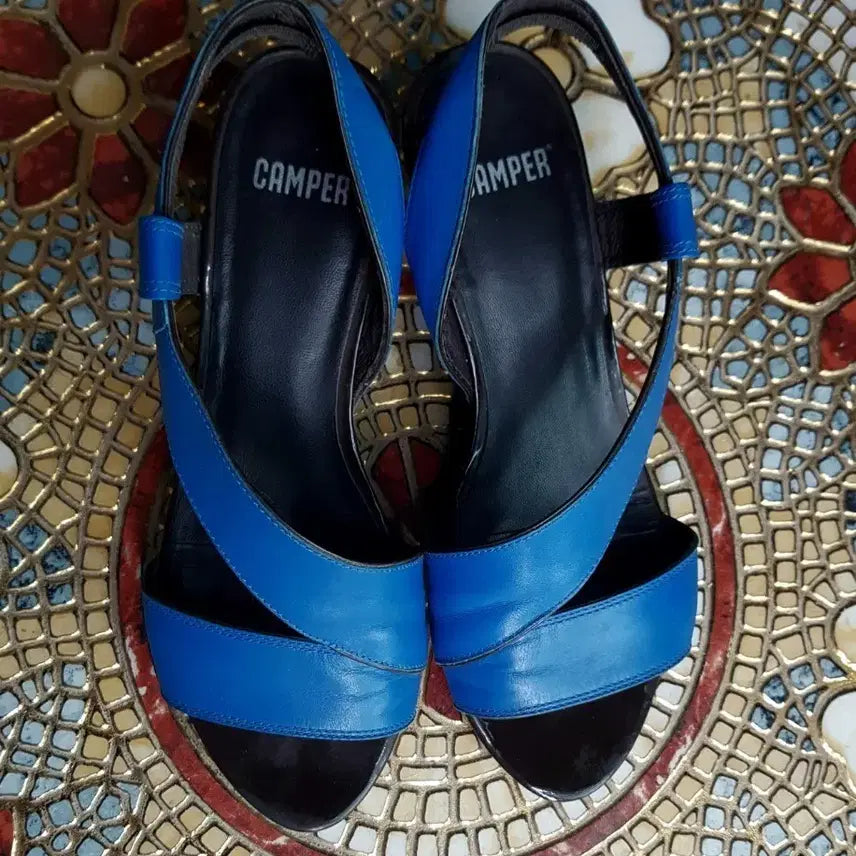 [BUNJANG] Camper Cobalt Blue Strap Sandals 240mm / 캠퍼 샌들