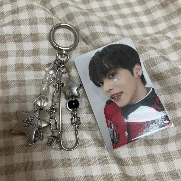 [BUNJANG] ONF Concert Goods Star Pearl Charm Keychain / 온앤오프 콘서트 굿즈 키링