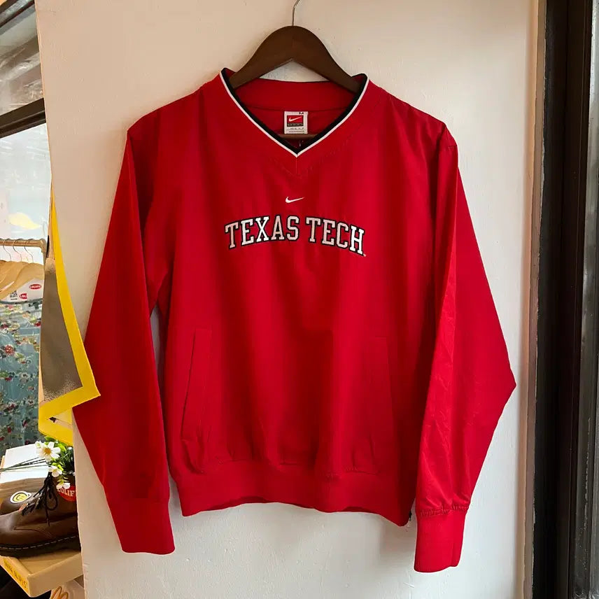[BUNJANG] Nike Team Texas Tech Red Warm-Up Jacket (M) / [M] 나이키 빈티지 텍사스텍 레드 웜업