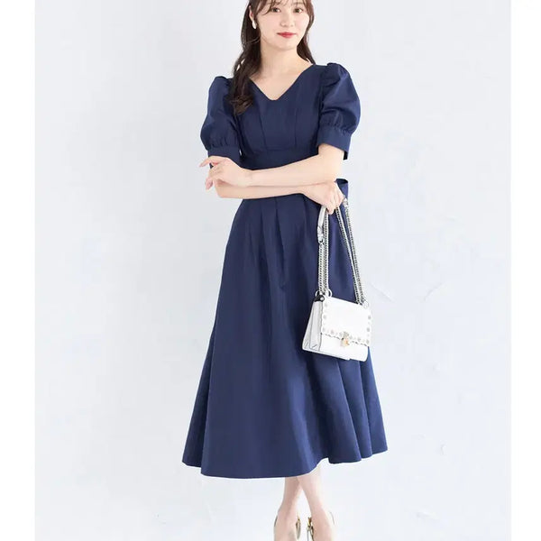 [BUNJANG] Tocco Closet Navy Dress / 반택무배ㅣtocco closet원피스 스나계스나이델양산형grl
