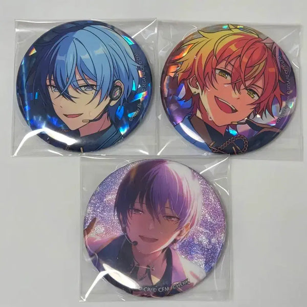[BUNJANG] Project SEKAI Aoyagi Toya & Shinonome Akito Collaboration Glitter Can Badge Bundle Set / (일괄)프로세카 프세카 아오야기 토우야 시노노메 아키토 콜라보 글리터 캔뱃지