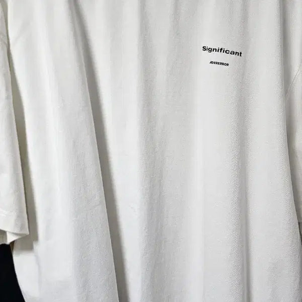 [BUNJANG] Ader Error Short Sleeve T-Shirt XL Off-White / 아더에러 티셔츠