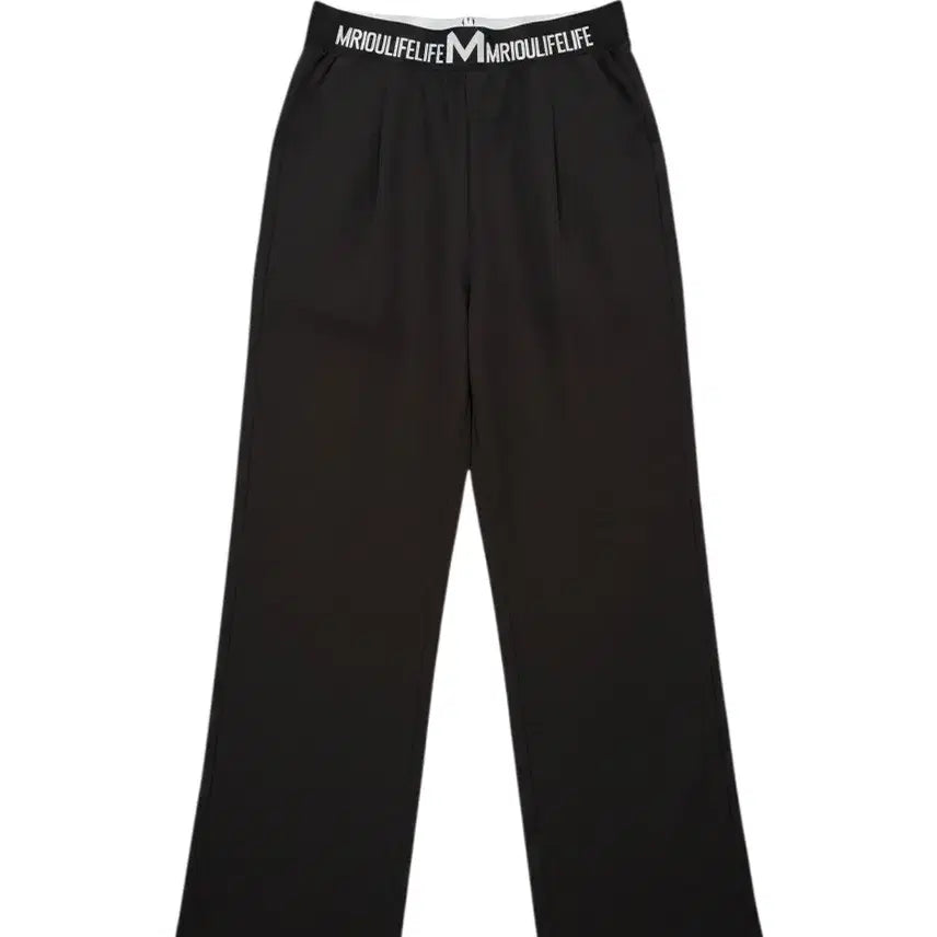 [BUNJANG] Women's Lettering Simple Banding Pants / 여성S/ 레터링 심플리 밴딩팬츠