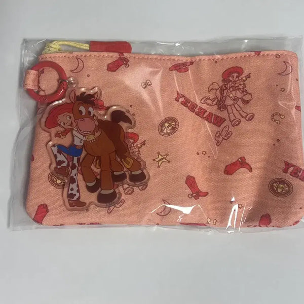 [BUNJANG] Disney Toy Story Jessie Pouch & Keyring Set / 토이스토리 제시 파우치&키링