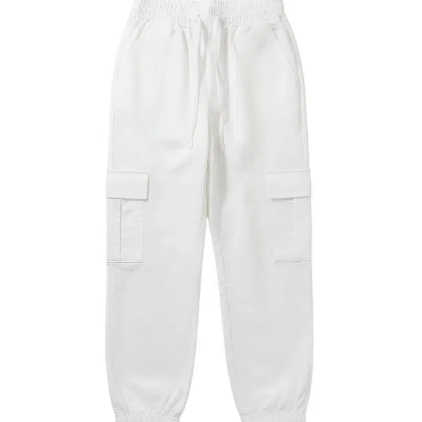 [BUNJANG] Women's Linen Cargo Pants / 여성S/ 마 린넨 밴딩 카고팬츠