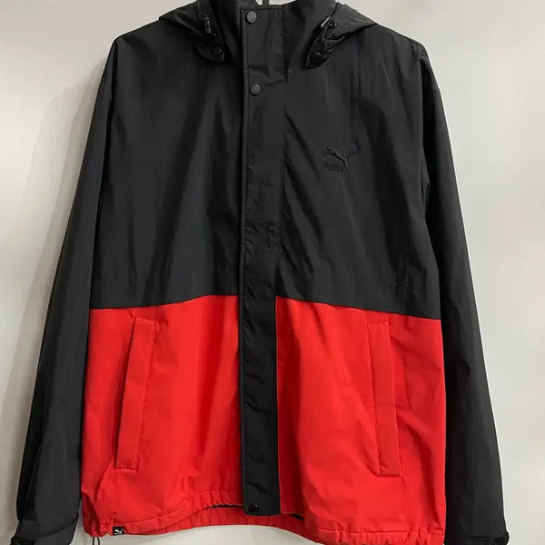 [BUNJANG] Puma Colorblock Windbreaker Jacket XL / [XL] 푸마(PUMA) 블랙&레드 배색 윈드브레이커 2.8