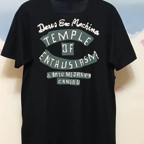 [BUNJANG] Deus Ex Machina Short Sleeve T-Shirt Black L / (L) 데우스 엑스 마키나 반팔티