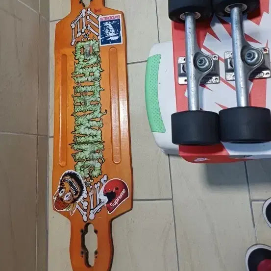 [BUNJANG] Longboard Deck with Independent Trucks Set / 롱보드 데크 롱보드 인디펜던트 트럭 판매합니다