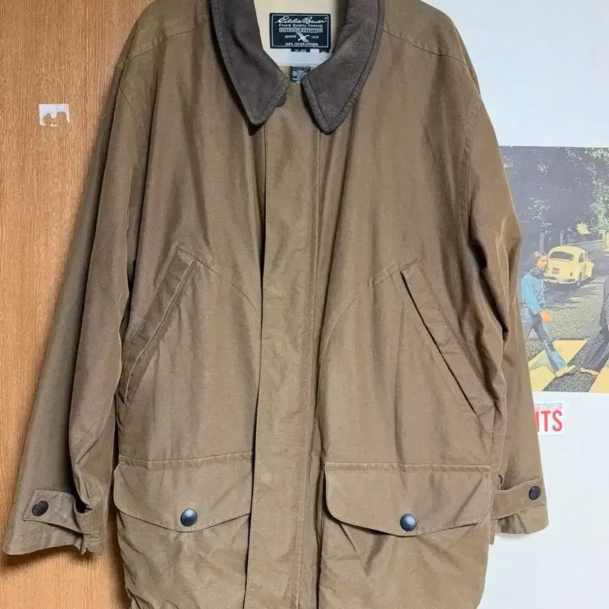 [BUNJANG] Eddie Bauer Vintage Wax Jacket / 에디바우어 빈티지 왁스자켓