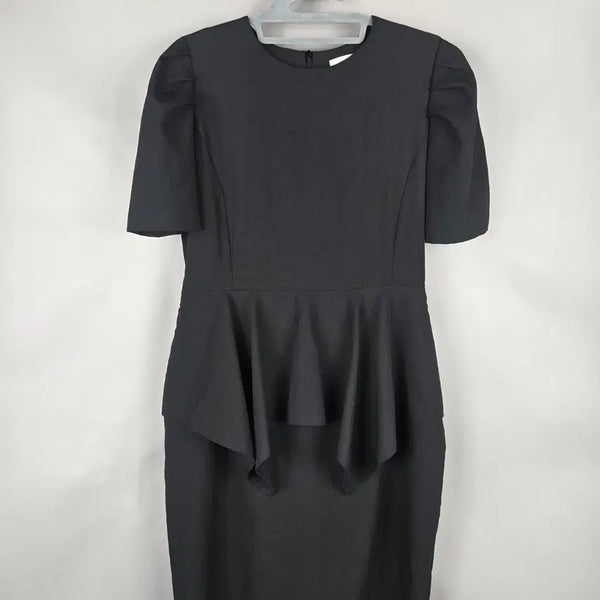 [BUNJANG] Geumzzi Women's Black Mini Dress with Spandex / [무료배송]금찌 L 여성 스판 반팔 미니 원피스 드레스 정장 행사