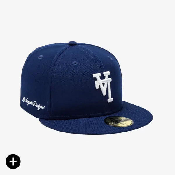 [BUNJANG] MLB LA Dodgers Upside Down Fitted Cap - Dark Royal - New Era 59FIFTY / MLB LA 다저스 업사이드 다운 피티드캡 다크 로얄 뉴에라