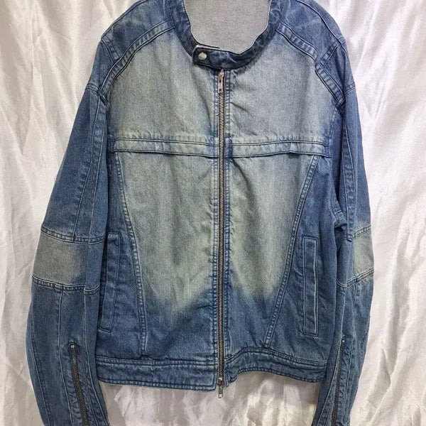 [BUNJANG] COER Denim Rider Jacket M / 쿠어 데님 라이더 자켓 M