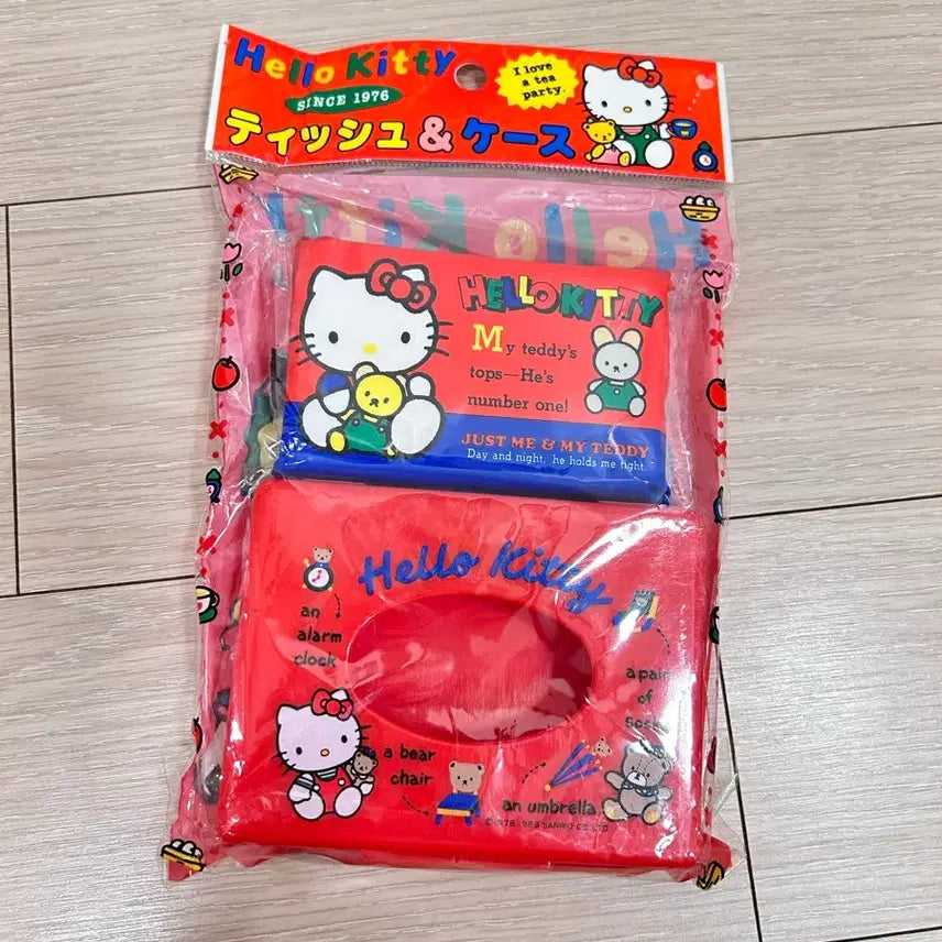 [BUNJANG] Vintage Hello Kitty Tissue Case Set / 고전키티 헬로키티 티슈케이스 세트
