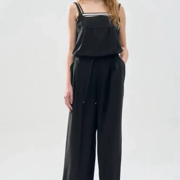 [BUNJANG] System Sleeveless Top and Jumpsuit Set / 시스템 슬리브리스탑 점프수트 세트 (55)