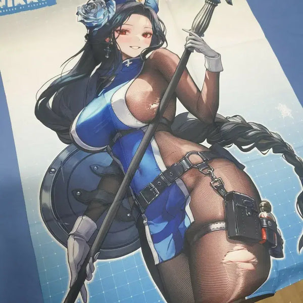 [BUNJANG] Goddess of Victory: Nikke Maiden Ice Rose Fabric Poster / 승리의 여신 니케 메이든 아이스 로즈 천 포스터