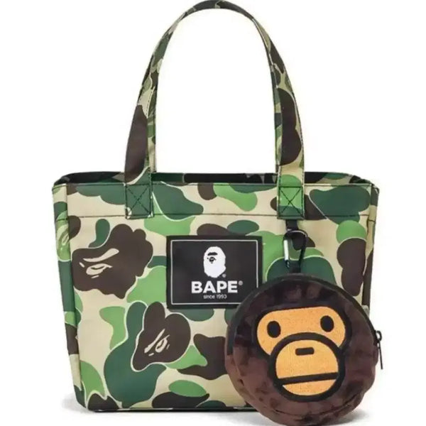 [BUNJANG] BAPE Eco Bag + Milo Pouch Set / 국내당일) 베이프 에코백+마일로파우치 잡지부록 정품 새상품