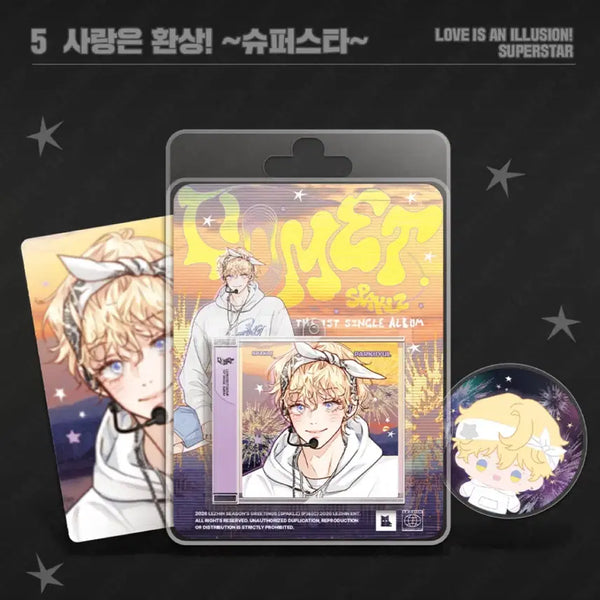 [BUNJANG] Sa-rang-eun Hwan-sang (Love is an Illusion) Sparkles NFC Mini CD Keyring (Sealed) / 미개봉) 사랑은 환상 스파클즈 NFC 미니 CD 키링
