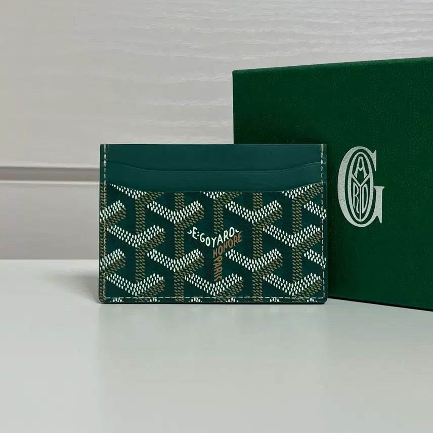 [BUNJANG] Goyard Saint-Pierre Cardholder Green / [정품] 6월22일 구매, 극새상품급 / 고야드 생쉴피스 카드지갑 그린