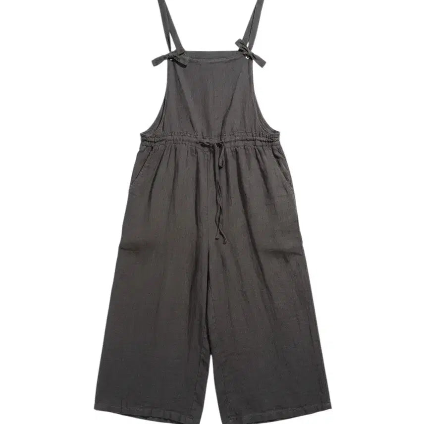 [BUNJANG] Women's Linen Sleeveless Jumpsuit / 여성F/ 마 린넨 나시 점프수트