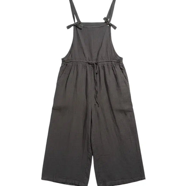 [BUNJANG] Women's Linen Sleeveless Jumpsuit / 여성F/ 마 린넨 나시 점프수트