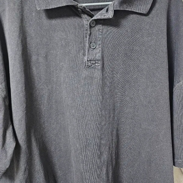 [BUNJANG] Oversized Collar T-Shirt / 오버핏 카라티