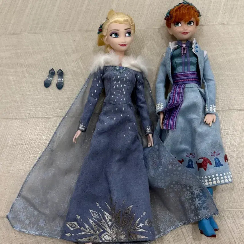 [BUNJANG] Disney Elsa Anna Doll Bundle Set / 디즈니랜드 엘사 안나 인형 (일괄)