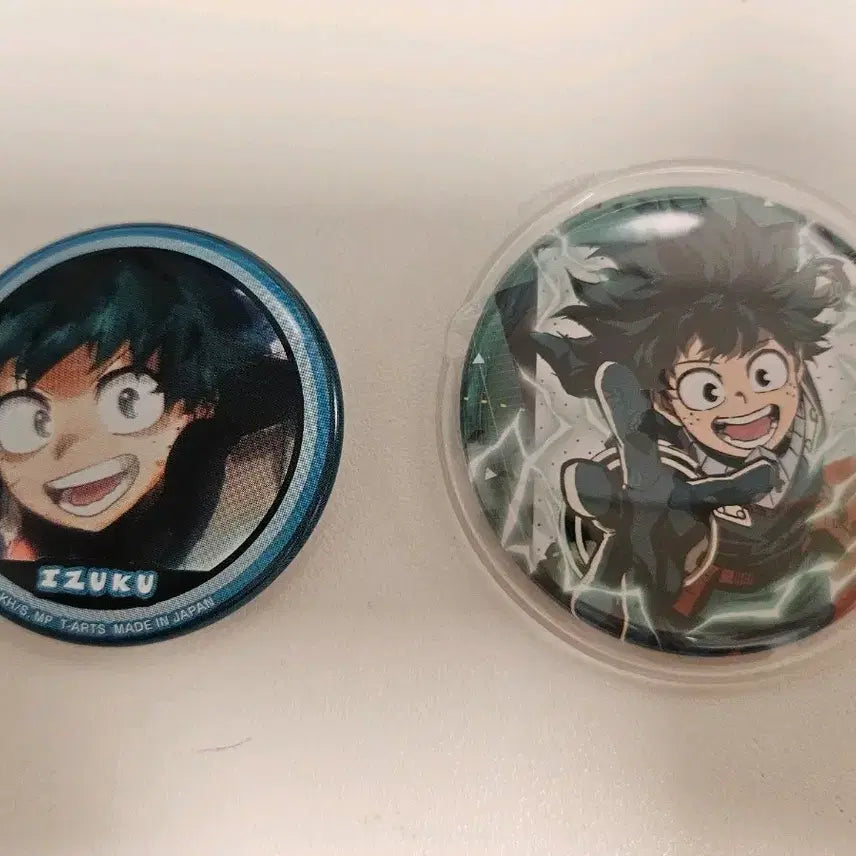 [BUNJANG] My Hero Academia Izuku Midoriya 2-Type Badge Set / 나의 히어로 아카데미아 미도리야 이즈쿠 뱃지 2종