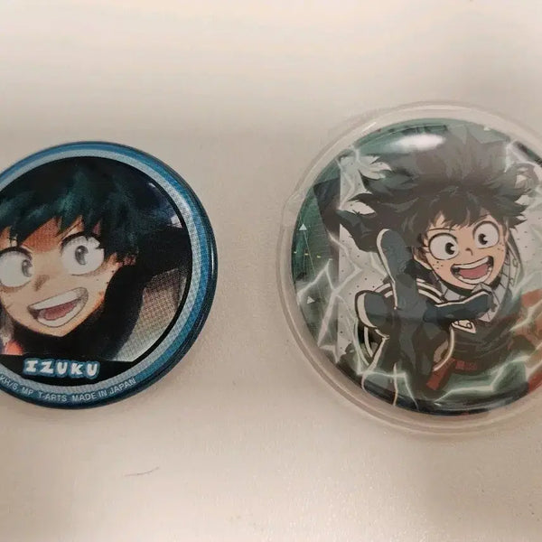 [BUNJANG] My Hero Academia Izuku Midoriya 2-Type Badge Set / 나의 히어로 아카데미아 미도리야 이즈쿠 뱃지 2종