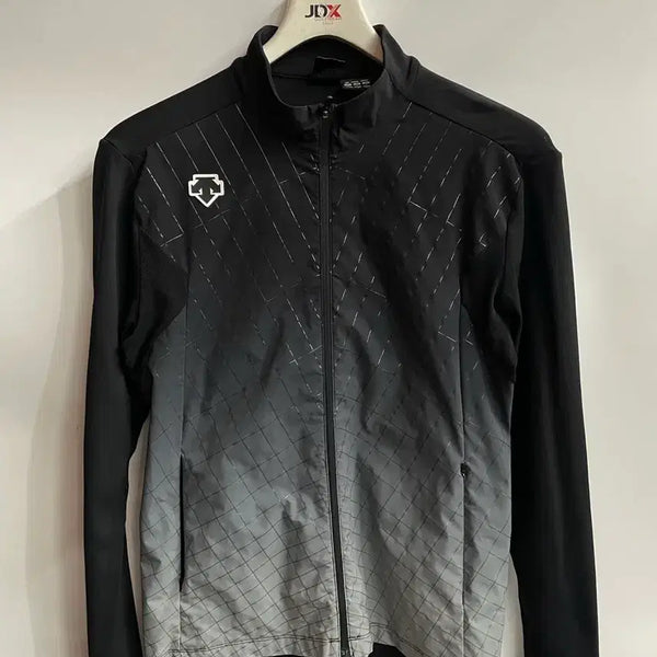 [BUNJANG] Descente Golf Black Gradient Pattern Full-Zip Jacket / [95(M)] 데상트 골프 블랙 그라데이션 패턴 집업 자켓 3.0