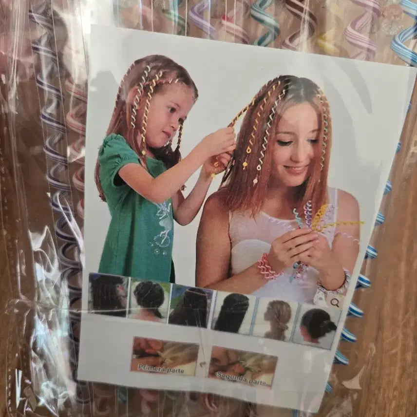 [BUNJANG] Y2K Hair Spiral Braid Decoration Set / Y2K 헤어 스파이럴 브레이드 장식 세트 파티 헤어 악세사리