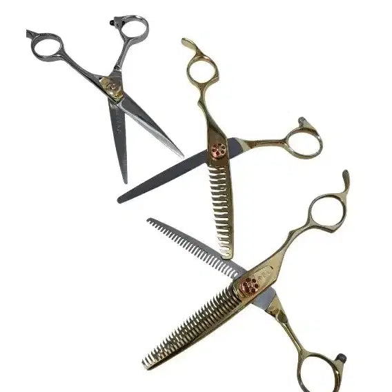 [BUNJANG] Hitachi Professional Cutting & Thinning Shears Set (3 pcs) / 일제 일본hitachi 히타치 전문가용 커트 틴닝가위 3셋트