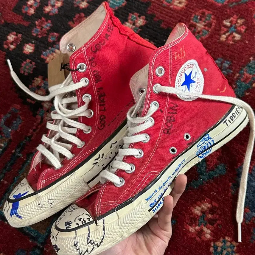 [BUNJANG] Vintage 80's Converse Chuck Taylor All-Star Side Stitch (Made in USA) / [260] 80's OG USA Made 빈티지 컨버스 척테일러 사이드 스티치