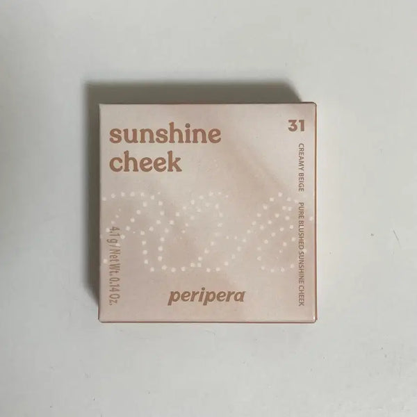 [BUNJANG] Peripera Sunshine Cheek #31 Latte Dulce Creamy Beige Blush (Sealed) / 미개봉 새상품)페리페라 선샤인 치크 31 라떼달달해 블러셔