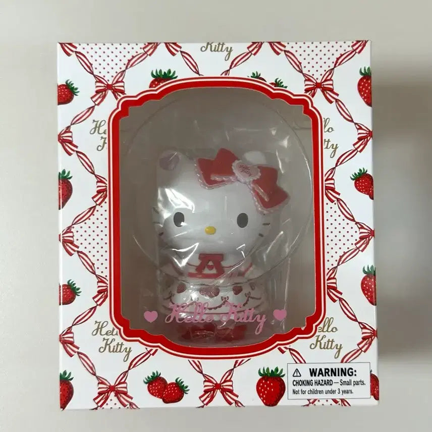 [BUNJANG] Sanrio Ichigo Strawberry Dress Hello Kitty Figure / 할인) 산리오 이치고 딸기 드레스 키티 피규어