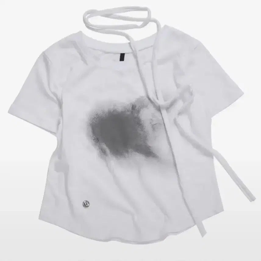 [BUNJANG] Flareup Tie Crop Short Sleeve T-shirt / 플레어업 타이 크롭 반팔티셔츠