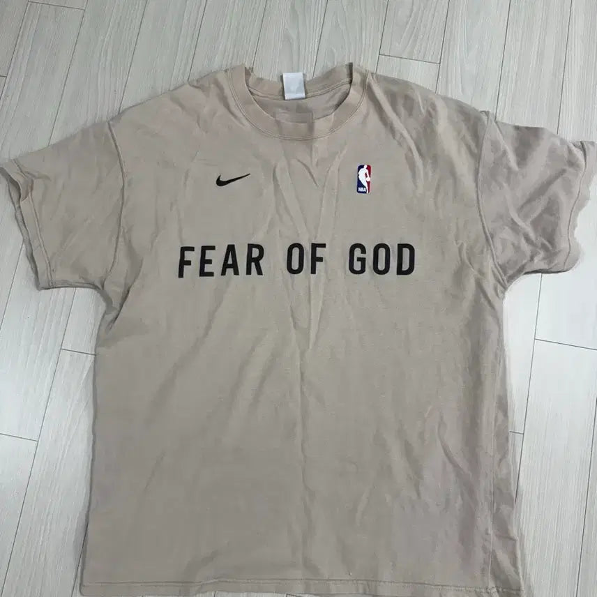 [BUNJANG] Nike Fear Of God Warm-Up T-Shirt / 나이키 피어 오브 갓 웜업 티셔츠