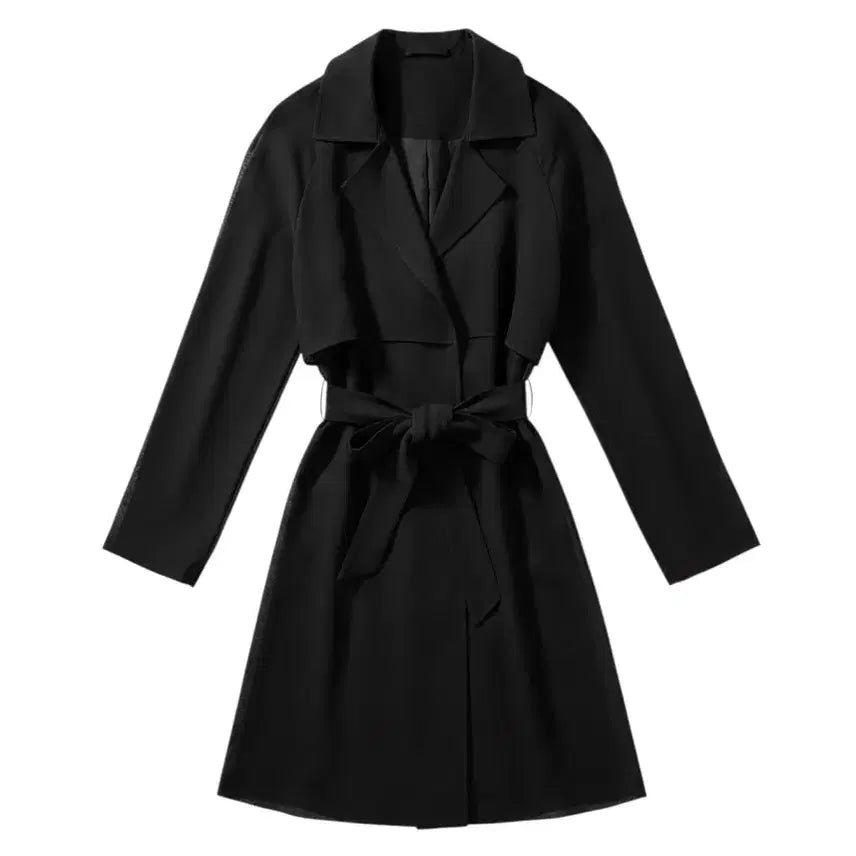 [BUNJANG] LaLaSé Sheer Trench Dress / 여성77/ 라라쎄 시스루 트렌치 원피스