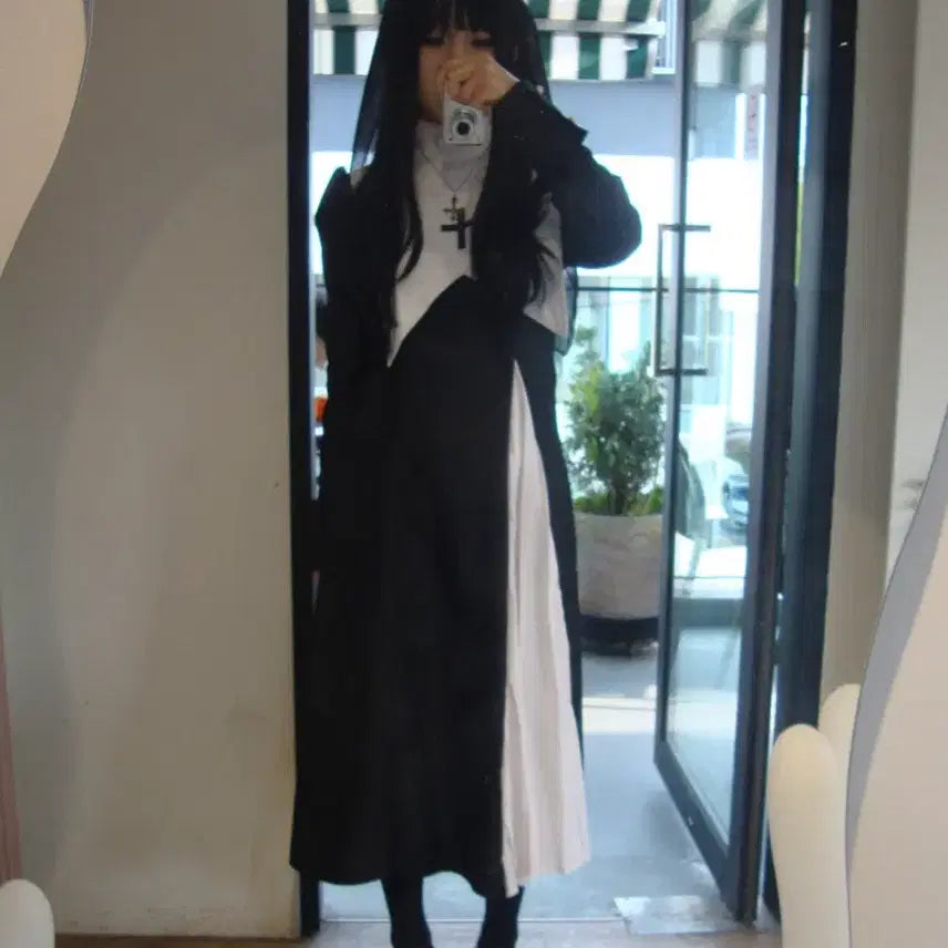 [BUNJANG] Nun Cosplay Costume Set / 수녀복 코스프레 s-m