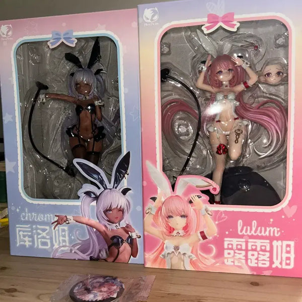 [BUNJANG] Bear Panda Rurumu & Chrome Figure Bundle Set / 베어판다 루루무&크롬 피규어