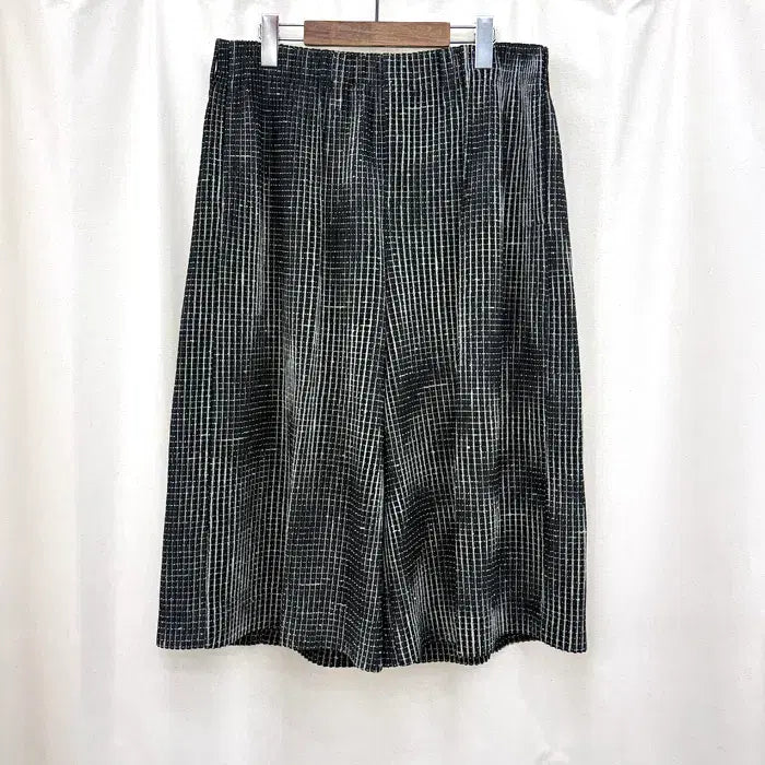 [BUNJANG] Homme Plissé Issey Miyake Network Check Wide Pants / 옴므플리세 네트워크 체크 와이드 팬츠