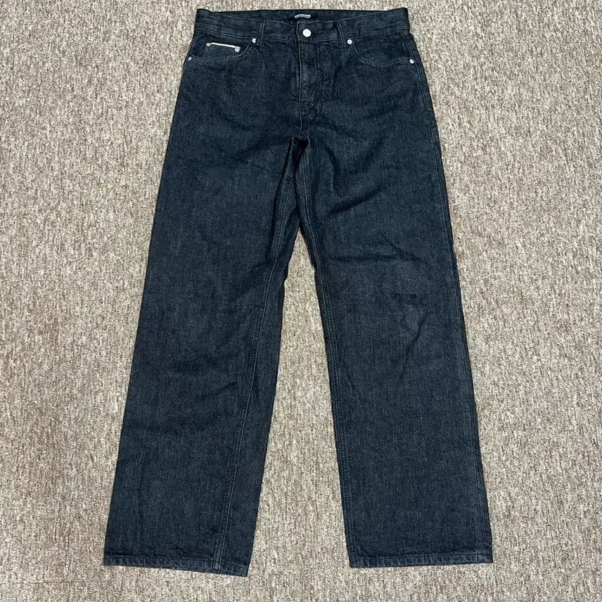 [BUNJANG] DENMADE Wide Denim Pants L Black / 덴메이드 와이드 데님 팬츠 L 블랙