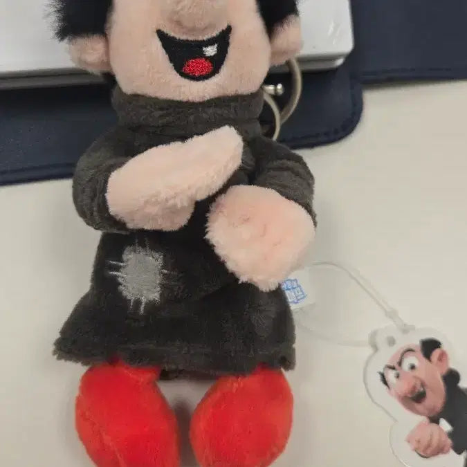 [BUNJANG] Smurfs Gargamel Plush Keychain / 스머프 가가멜 인형 키링