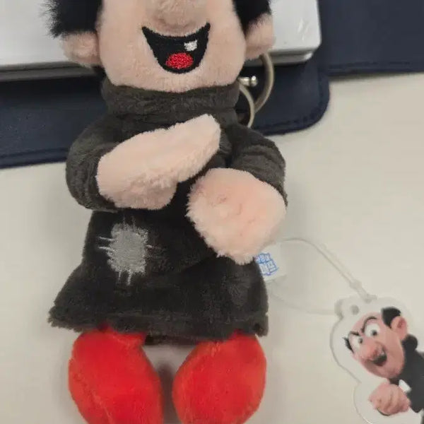 [BUNJANG] Smurfs Gargamel Plush Keychain / 스머프 가가멜 인형 키링